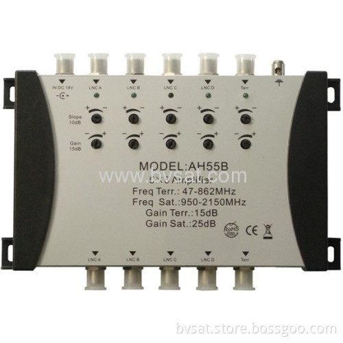 47-2150mhz 5in Cascade Satellite Trunk Distribution Amplifier